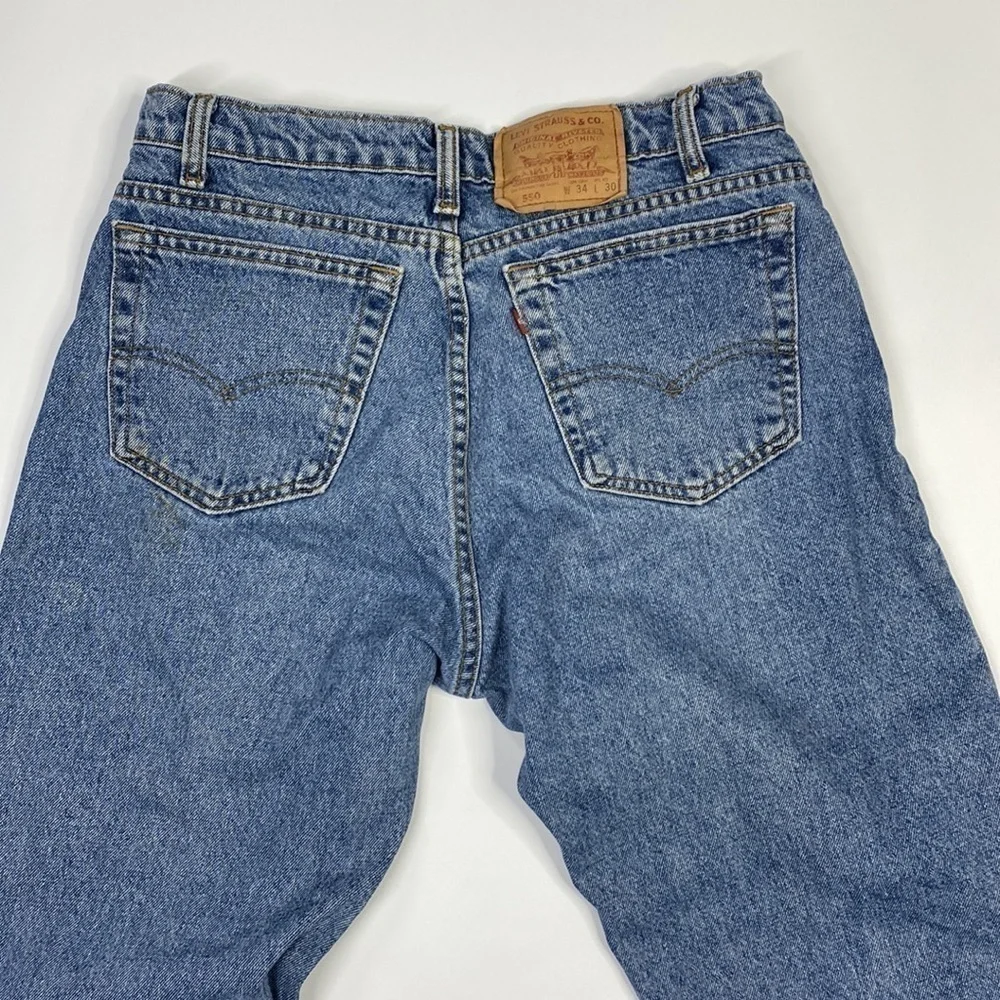 Levi 550 Denim Tapered Jeans Size 34/30 Canada 2009
